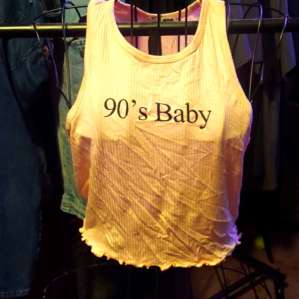 Crop muscle tee